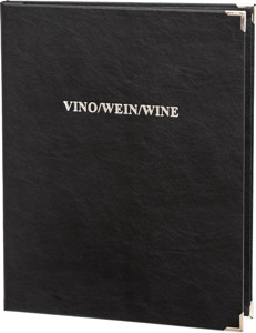 Weinkarten Weinbuch Ambiente Weinkarten bis 30 Seiten Passepartout