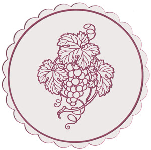 Zeige Details für Untersetzer Weinrebe PE beschichtet 1000 Stück Bild von Untersetzer Weinrebe PE beschichtet 1000 Stück