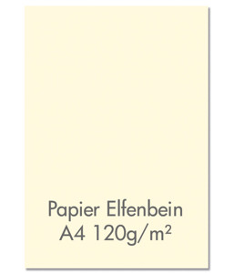 Speisekartenpapier A4 Elfenbein Stark 120g/m² Speisekartenpapier A4 Elfenbein Stark 120g/m²