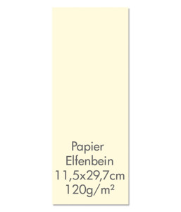Speisekartenpapier A4 superschmal 11,5 x 21,7 cm beige 120 g/m² Speisekartenpapier A4 superschmal 11,5 x 21,7 cm beige 120 g/m²
