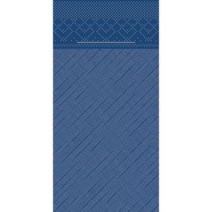 Besteckserviette deluxe blau 87775 Besteckserviette deluxe blau 87775