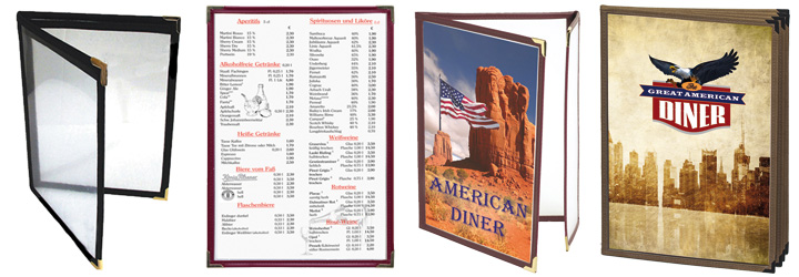 speisekarten american diner