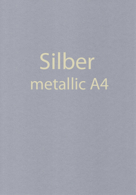 Bild von Silber Metallic DIN A4  - 50 Blatt