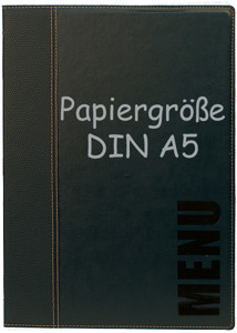 Bild von Menükarte DIN A5 -3 Farben lieferbar 