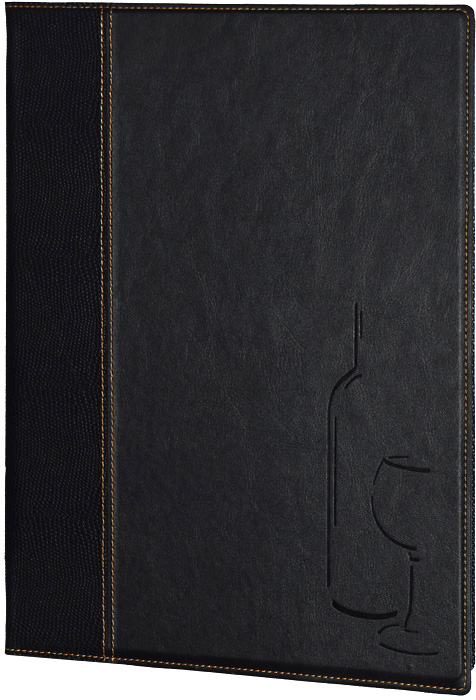 Bild von Weinkarte Schwarz DIN A4