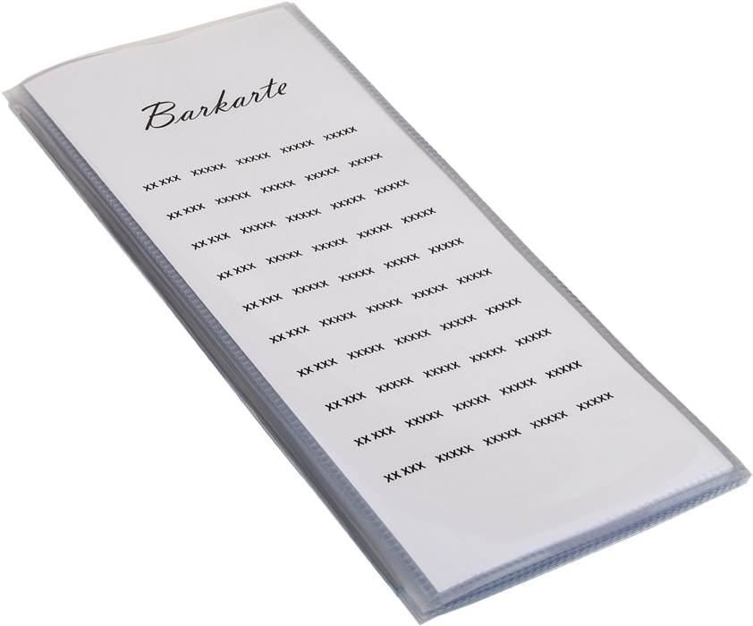 Produktbild von BELLE VOUS 10er Set Menükartenhalter A4 – Faltbare Speisekartenmappen Mit Eckenschutz, Transparente PVC-Hüllen