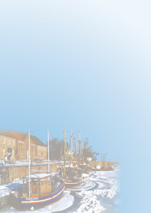 Bild von Hafen im Winter DIN A4 - 100 Blatt