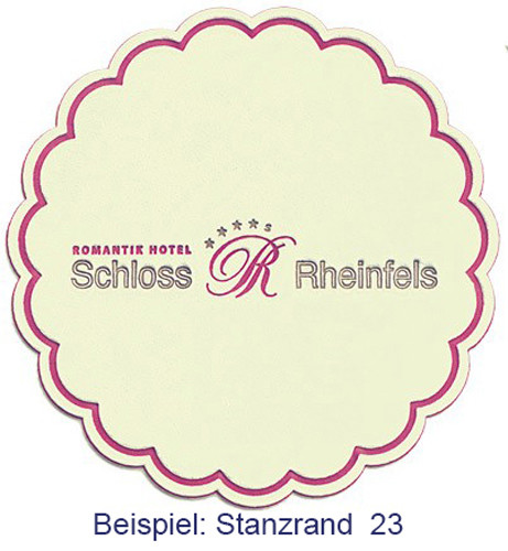 Untersetzte Coaster Rheinfels