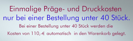 Nebenksoten für Druck und Prägung