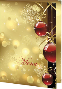 Speisekarten Weihnachten 2 Einschubseiten Speisekarten Getrankekarten Mit Druck Und Pragung