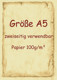 Bild von Classic Rahmen DIN A5 - 100 Blatt